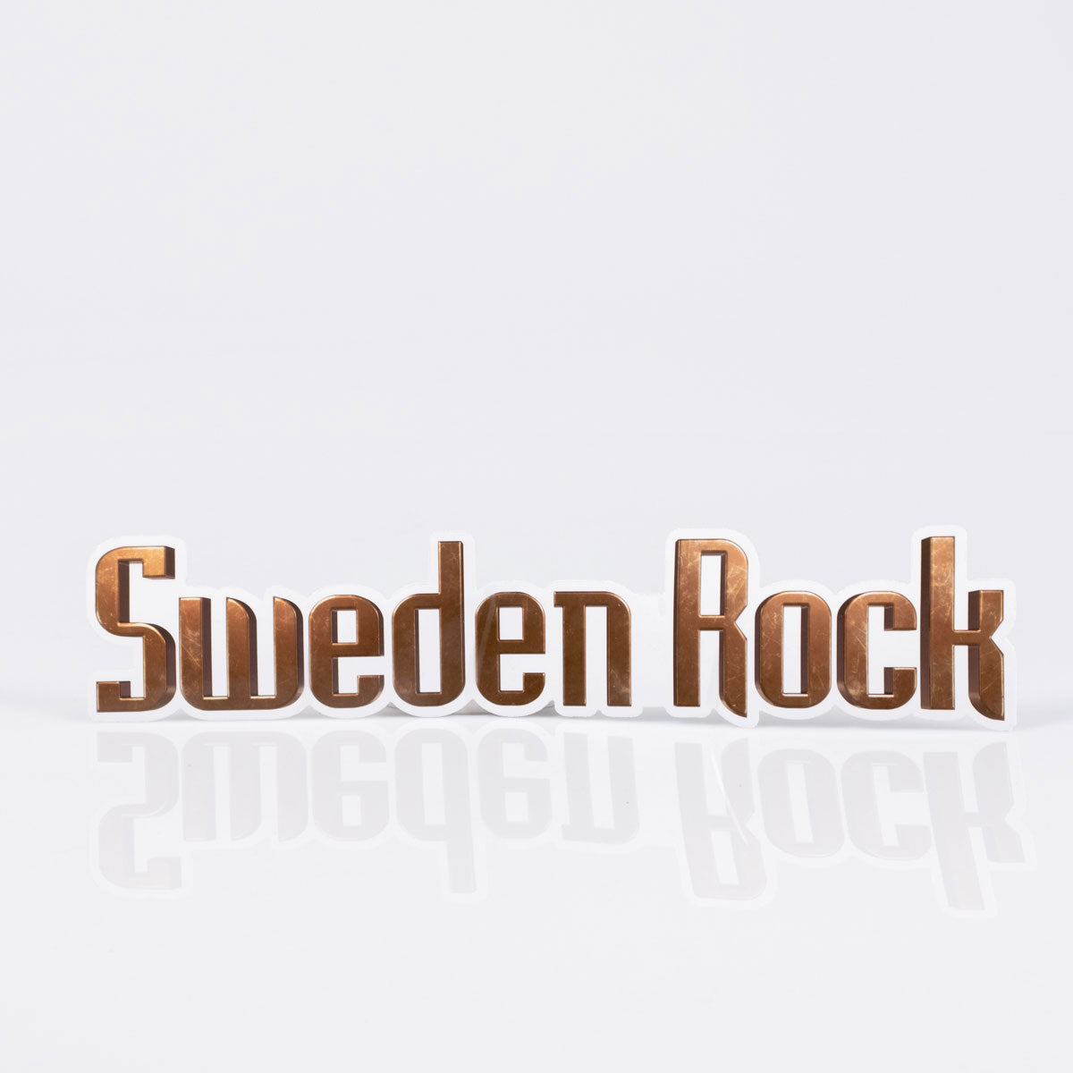 Klistermärke Sweden Rock Bronze