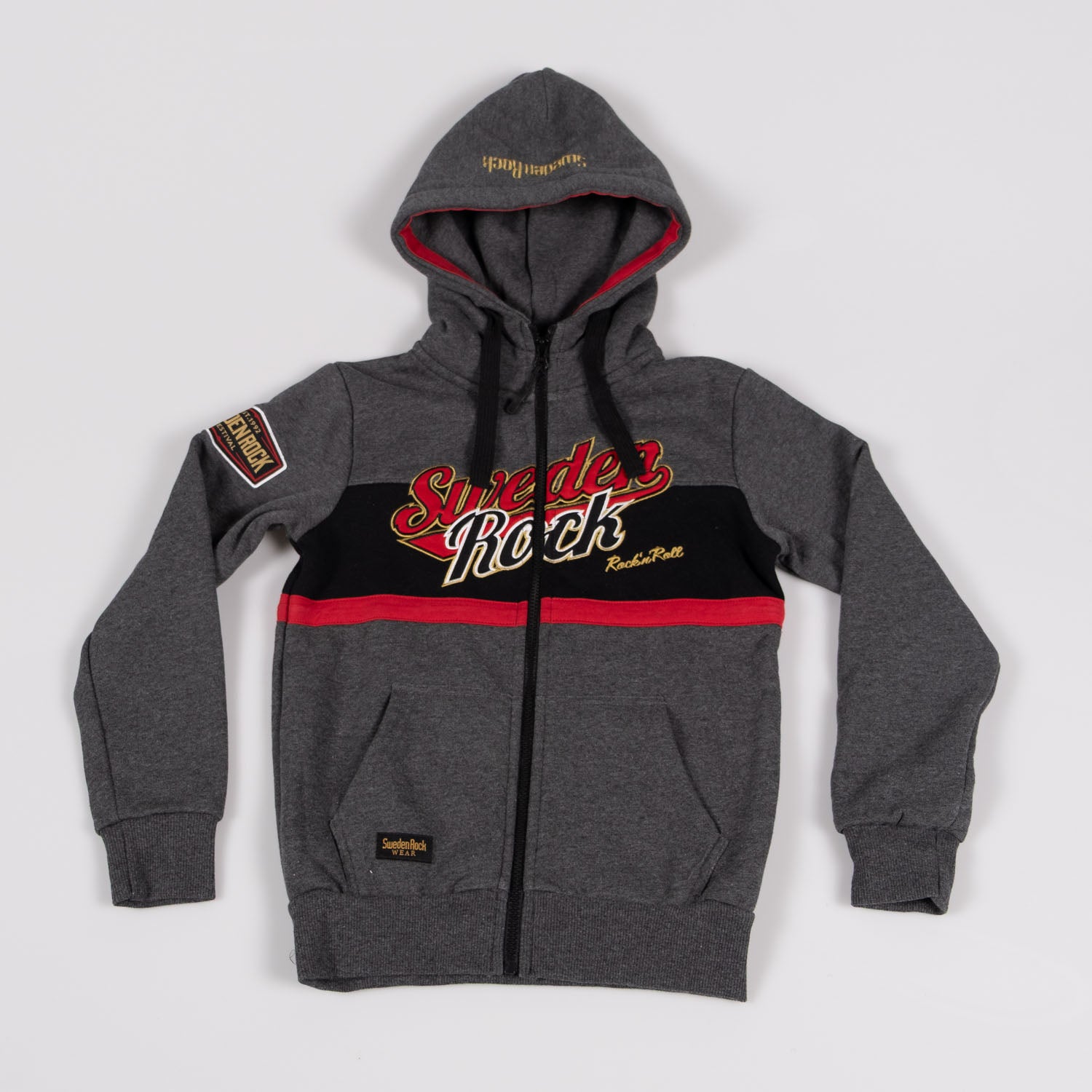 Zip Hoodie Red Stripe Barn