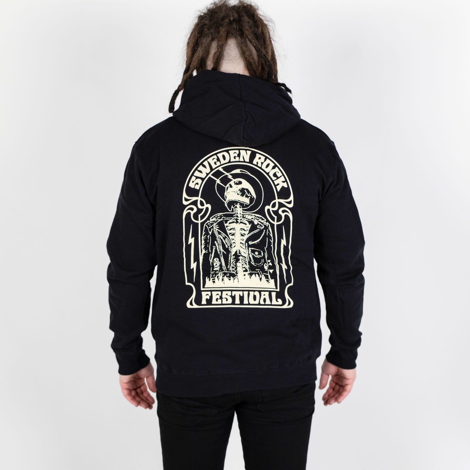 Zip Hoodie Skeleton Cowboy