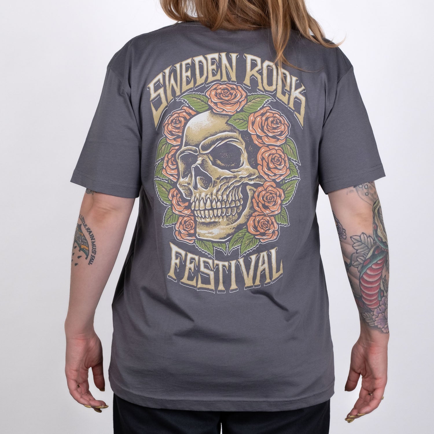 T-Shirt Flower Skull