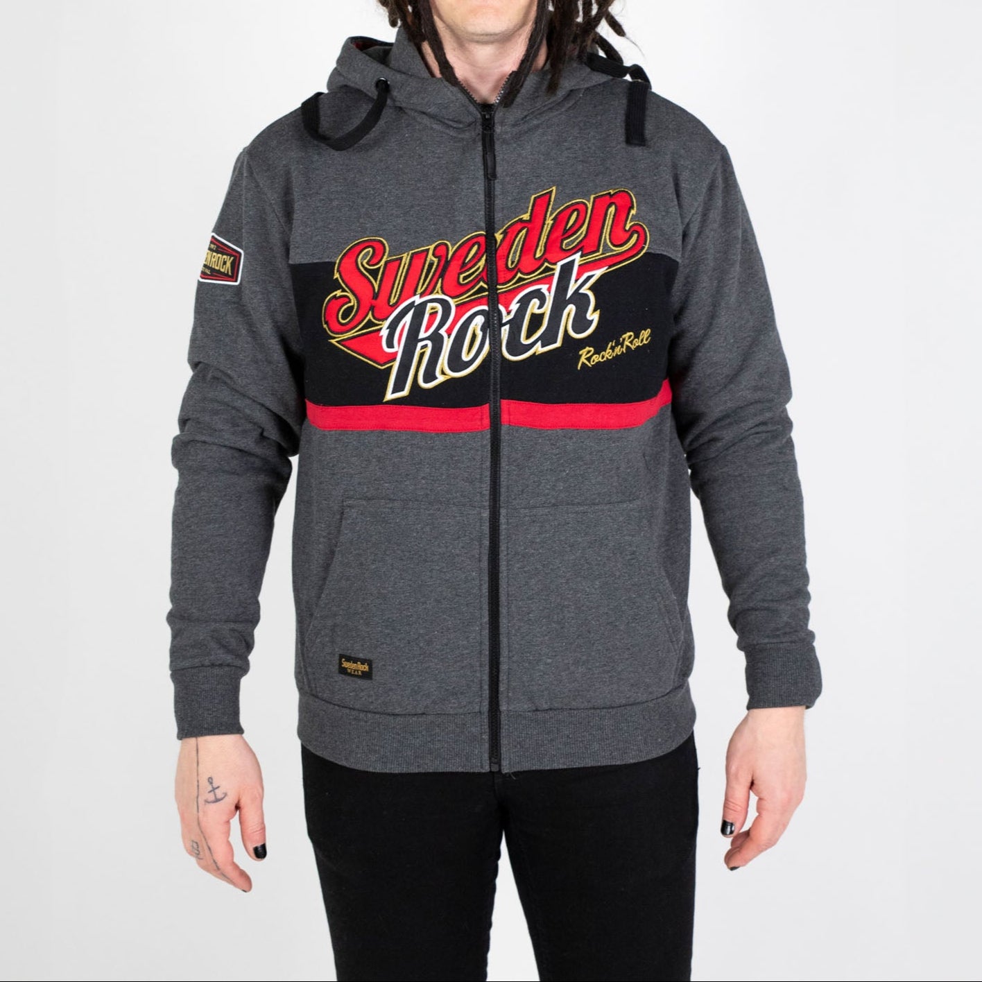 Hoodie Red Stripe