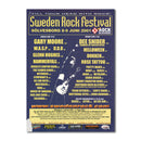 Affischen 2001, 50x70cm, listar band som Gary Moore, W.A.S.P., Dee Snider och Helloween på Sweden Rock festival 8-9 juni i Sölvesborg, med biljettinfo och hemsida längst ner.
