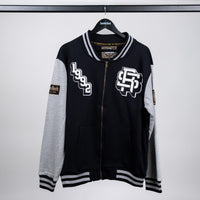 Collegejacka Black/Grey