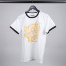 Ringer Tee White/Black